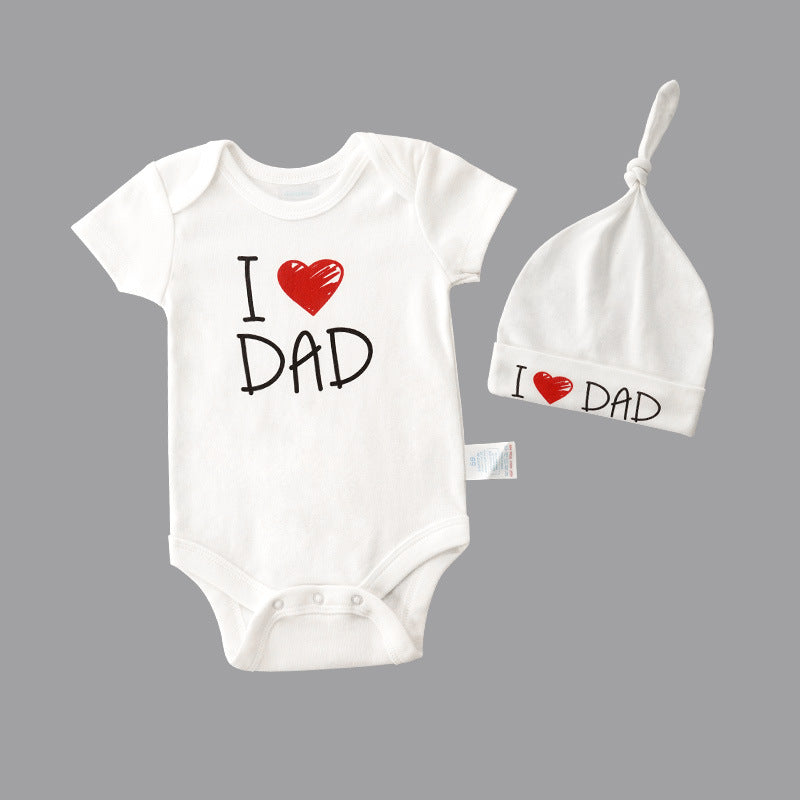 Baby Overall "I love Mum & Dad"
