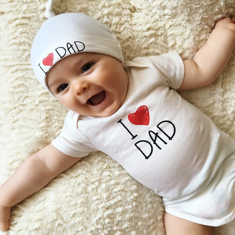 Baby Overall "I love Mum & Dad"