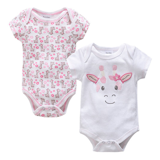 Cute Designed Sleeveless Baby Rompers