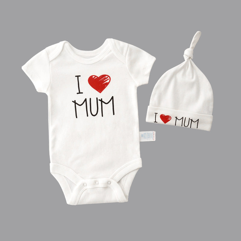 Baby Overall "I love Mum & Dad"